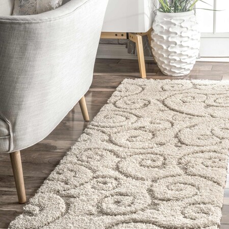 Nuloom Maisha Contemporary Shag Area Rug 2ft 8in x 8ft OZSG06A-2808